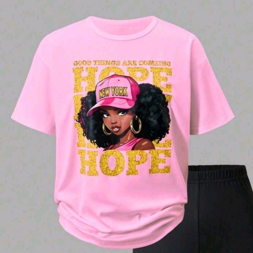 Pink Graphic T-Shirt
